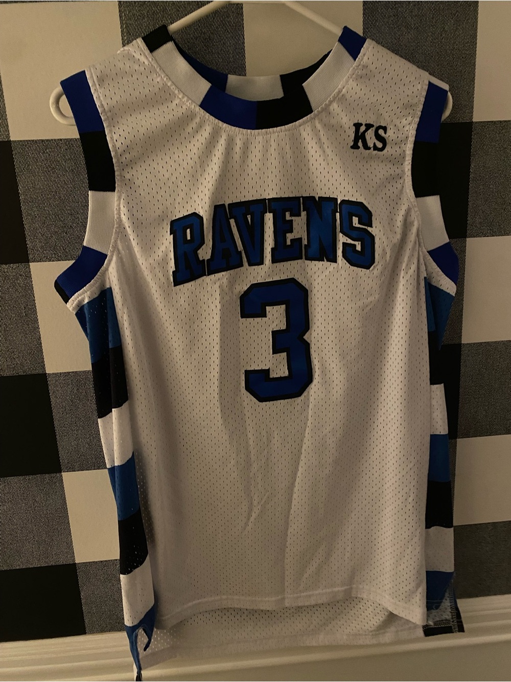 KC Ravens White/Blue Jersey - Medium - SCOTT 3